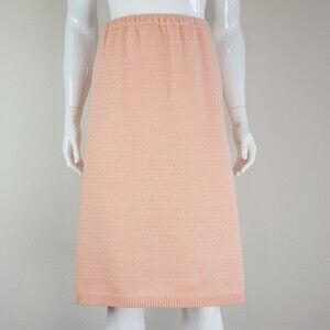 Vintage 80s Pink Sweater Skirt